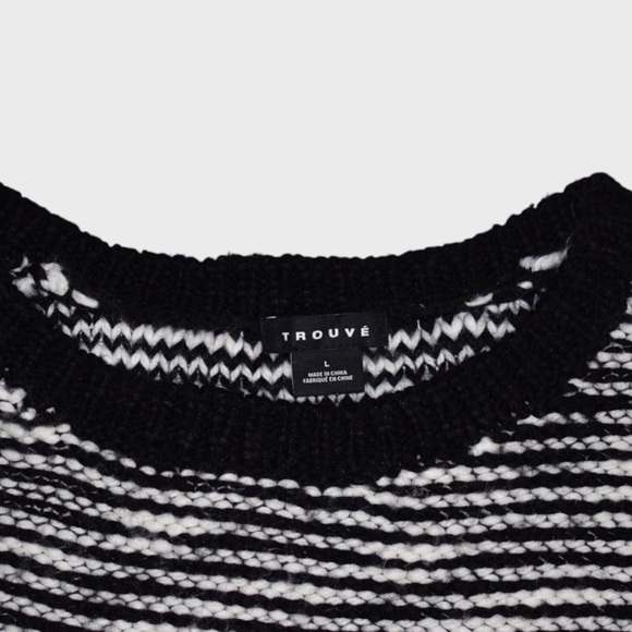 Trouve Striped Knit Sweater - Picture 5 of 5